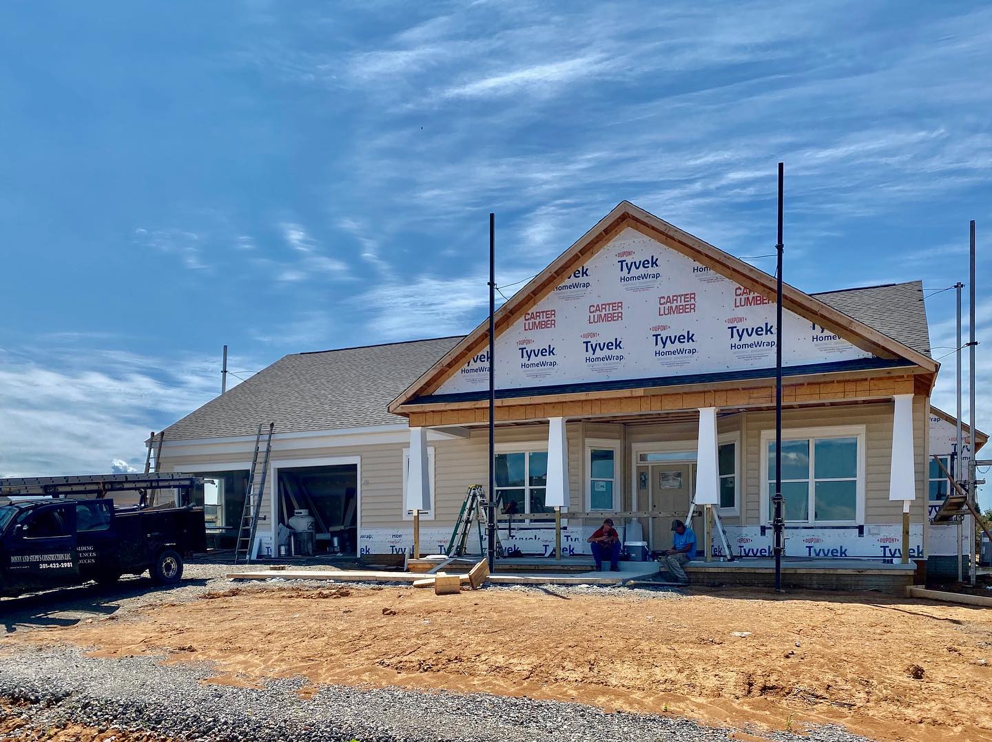 Siding is looking great on Elmwood Farm Lot 108! T... - Manor House ...