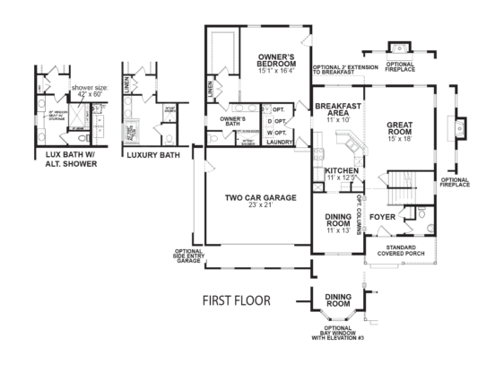 Fairmont Home Model & Floor Plans | Manor House Builders